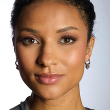 Load image into Gallery viewer, Kit Heath Array RP Dangle Hinged Hoop Drop Earrings
