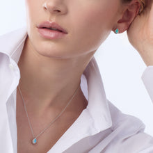 Load image into Gallery viewer, Kit Heath Coast Pebble Blue synthetic Opal Necklace
