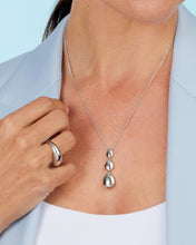 Load image into Gallery viewer, Kit Heath Coast Pebble Smooth Triple Grande Slider Necklace
