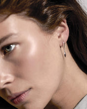 Load image into Gallery viewer, Kit Heath Glint Tapered Hinged Hoop Drop
