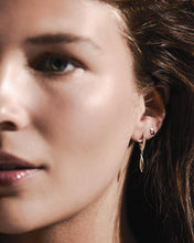 Load image into Gallery viewer, Kit Heath Glint Tapered Hinged Hoop Drop
