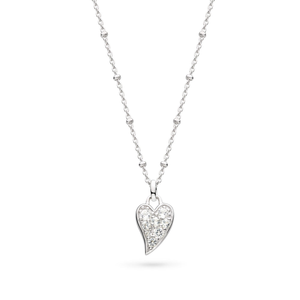 Kit Heath Desire Kiss Precious Pave Ball Chain Necklace