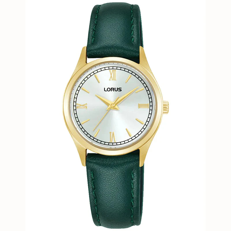 Lorus Ladies Classic Green Strap Watch