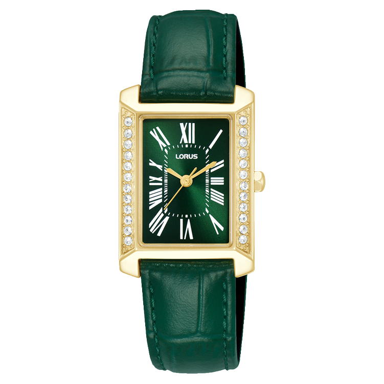 Lorus Ladies Green Dial with Green Leather strap