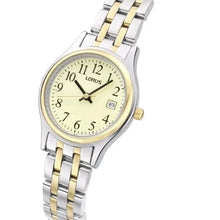 Load image into Gallery viewer, Lorus Watch - Ladies Bi Colour Lumibrite Dial Bracelet
