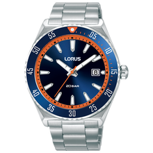 Load image into Gallery viewer, Lorus Blue Dial  Stainless Steel Bracelet Watch
