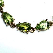 Load image into Gallery viewer, Secondhand 9ct Gold Peridot Bracelet
