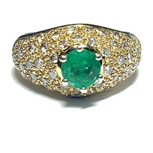 Load image into Gallery viewer, Secondhand Emerald and Diamond Ring

