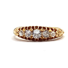 Load image into Gallery viewer, Secondhand Vintage Five Stone Diamond Ring
