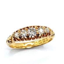 Load image into Gallery viewer, Secondhand Vintage Five Stone Diamond Ring
