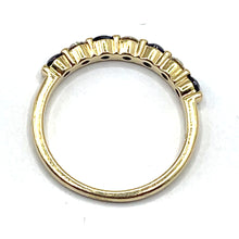 Load image into Gallery viewer, Secondhand Sapphire and Diamond Eternity Ring
