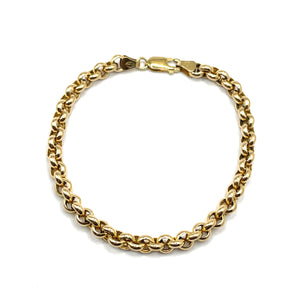 Secondhand 9ct Gold Belcher Bracelet