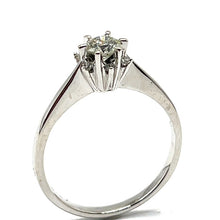 Load image into Gallery viewer, Secondhand 18ct White Gold Diamond Cluster Ring
