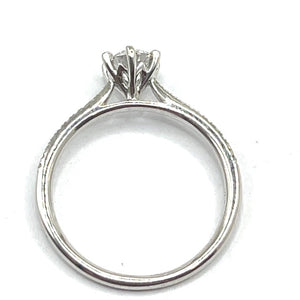 18ct White Gold Lab Grown Diamond Ring - 0.52ct