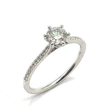 Load image into Gallery viewer, 18ct White Gold Lab Grown Diamond Ring - 0.52ct

