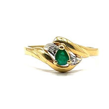 Load image into Gallery viewer, Secondhand Emerald and Diamond Ring
