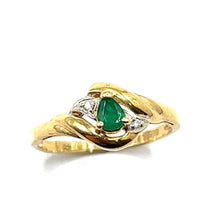 Load image into Gallery viewer, Secondhand Emerald and Diamond Ring
