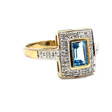 Load image into Gallery viewer, Secondhand Topaz and Diamond Ring
