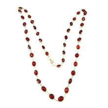 Load image into Gallery viewer, Secondhand Garnet Chain Necklace
