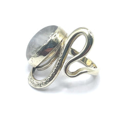 Load image into Gallery viewer, Secondhand 9ct White Gold Moonstone Ring
