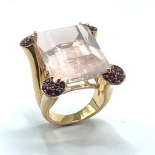 Load image into Gallery viewer, Secondhand Statement Rose Quartz Ring
