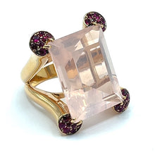 Load image into Gallery viewer, Secondhand Statement Rose Quartz Ring
