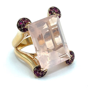 Secondhand Statement Rose Quartz Ring
