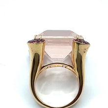 Load image into Gallery viewer, Secondhand Statement Rose Quartz Ring
