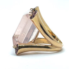 Load image into Gallery viewer, Secondhand Statement Rose Quartz Ring
