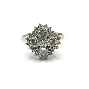 Secondhand Diamond Cluster Ring