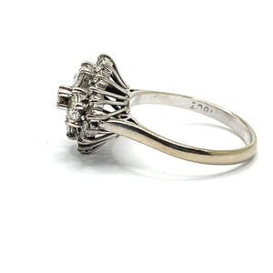 Secondhand Diamond Cluster Ring