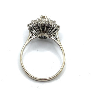 Secondhand Diamond Cluster Ring
