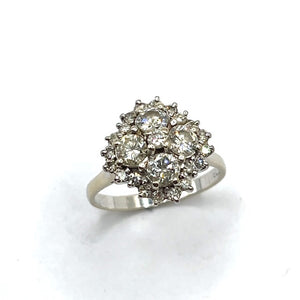 Secondhand Diamond Cluster Ring