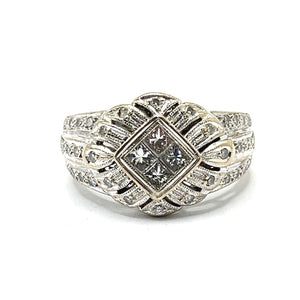 Secondhand Diamond Deco Style Ring
