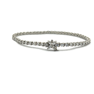 Secondhand Tiffany 'Victoria' Platinum Diamond Bracelet