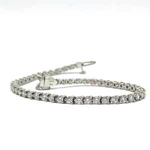 Secondhand Tiffany 'Victoria' Platinum Diamond Bracelet