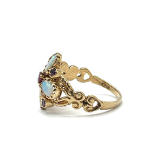 Load image into Gallery viewer, Secondhand Opal and Ruby Ring
