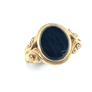 Secondhand Onyx Signet Ring