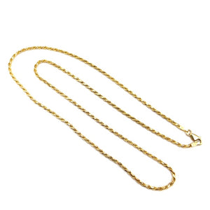 Secondhand 9ct Gold Rope Chain
