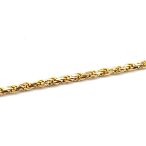 Secondhand 9ct Gold Rope Chain