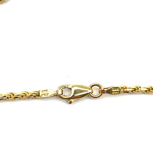 Secondhand 9ct Gold Rope Chain