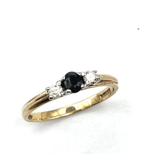 Secondhand Sapphire and Diamond Ring