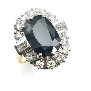 Secondhand Vintage Sapphire and Diamond Ring