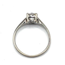 Load image into Gallery viewer, Secondhand 18ct White Gold Moissanite Ring

