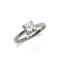 Load image into Gallery viewer, Secondhand 18ct White Gold Moissanite Ring
