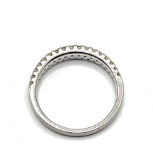 Load image into Gallery viewer, Secondhand Platinum Two row Diamond Ring
