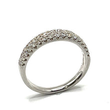 Load image into Gallery viewer, Secondhand Platinum Two row Diamond Ring
