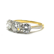 Load image into Gallery viewer, Secondhand Diamond Trilogy Ring - 1.78ct

