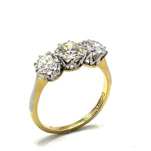 Secondhand Diamond Trilogy Ring - 1.78ct