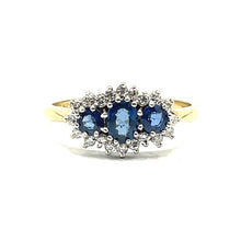 Load image into Gallery viewer, Secondhand Sapphire and Diamond Ring
